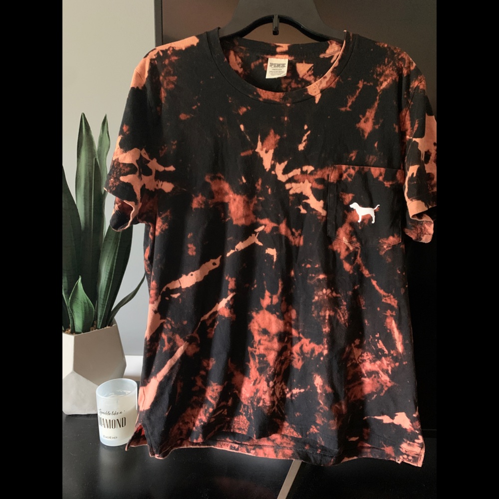 PINK by Victoria’s Secret Upcycled Acid Wash Tee
